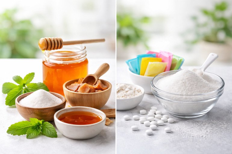 Comparison of natural and artificial sweeteners for healthy choices