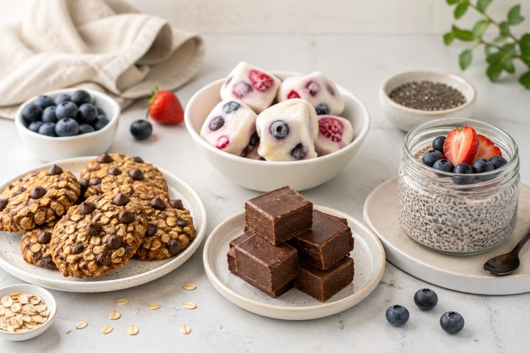 Healthy Sugar-Free 3 Ingredient Desserts