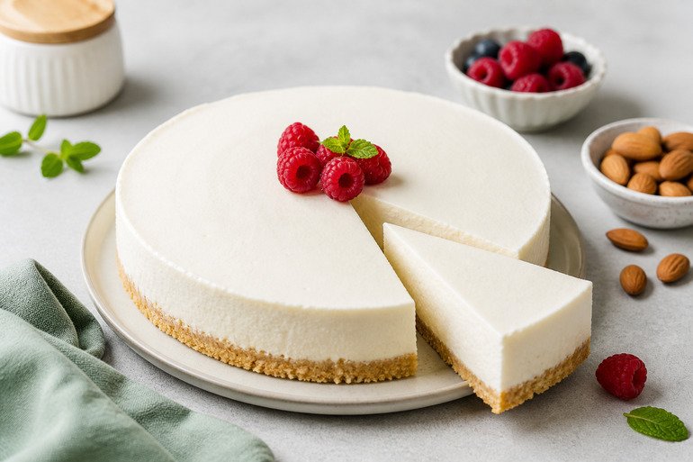 No-Bake Keto Cheesecake Without Sugar