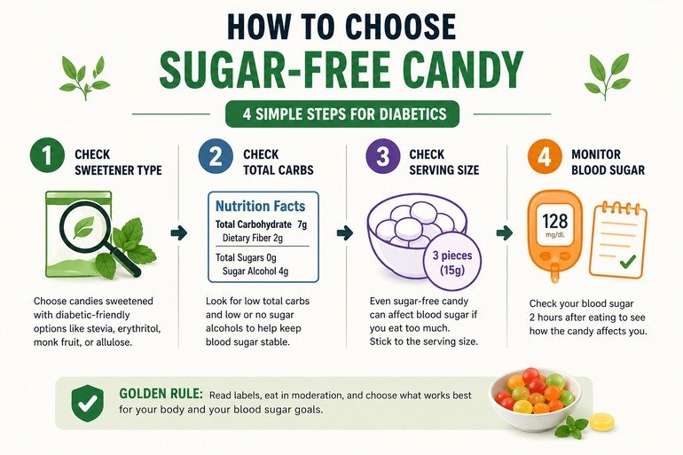 How to choose sugar-free candy
