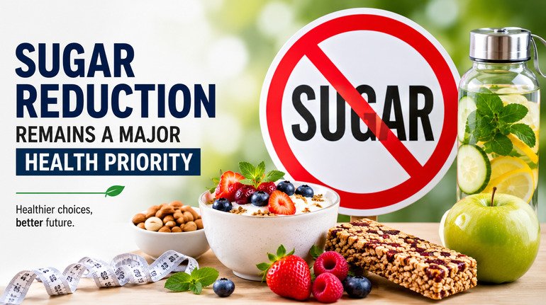 Sugar reduction remains a major health priority