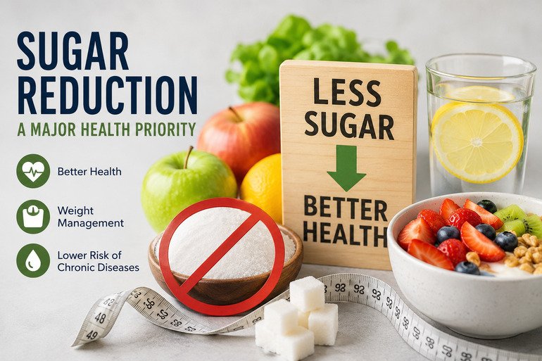 sugar reduction promotes better health