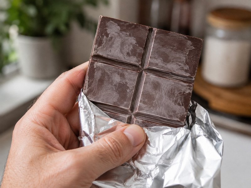 Fat bloom in chocolate